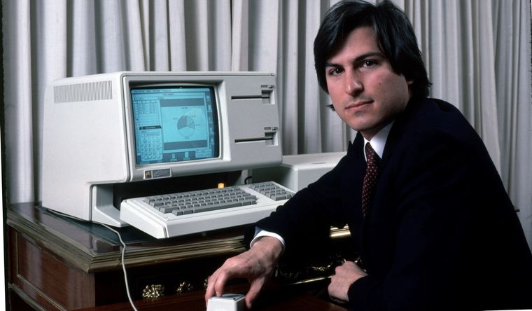 Jobs, en un captura de pantalla de un video de Apple, hace cuatro décadas. Foto: Captura de pantalla.