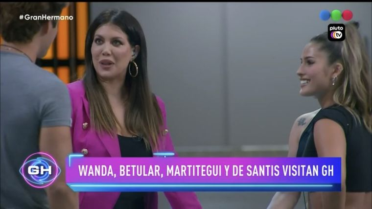 Wanda Nara en Gran Hermano Foto: Captura TV