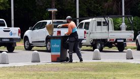 El servicio de limpieza está tercerizado en el Parque General San Martín Foto: ALF PONCE MERCADO / MDZ El servicio de limpieza está tercerizado en el Parque General San Martín Foto: ALF PONCE MERCADO / MDZ