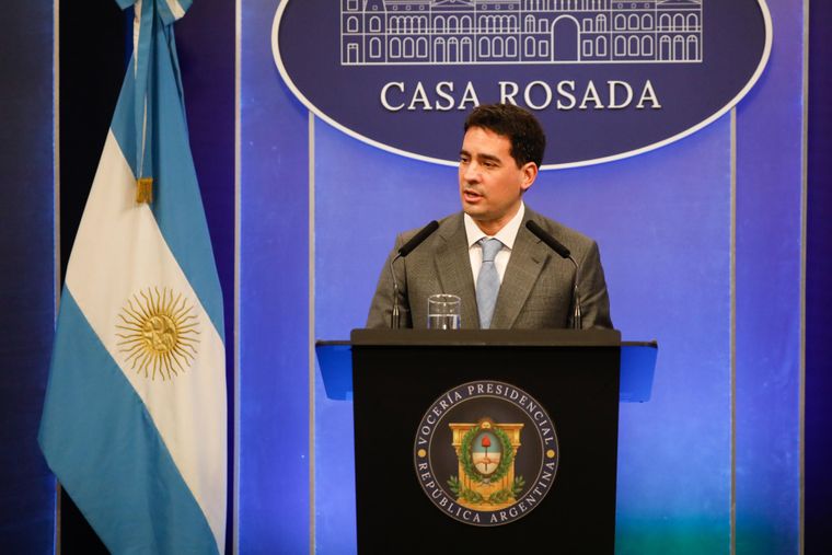 Adrián Ravier, el vocero presidencial