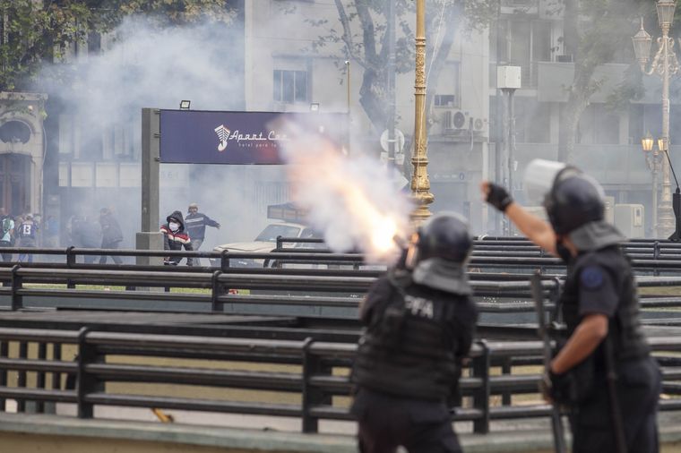 Bullrich calificó como excelente el operativo policial de este miércoles. Foto: Noticias Argentinas