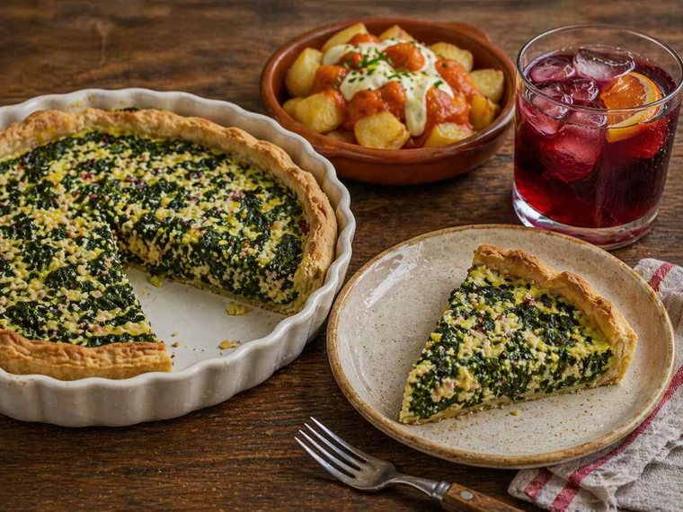 Receta de tarta de espinaca y ricota Receta de tarta de espinaca y ricota