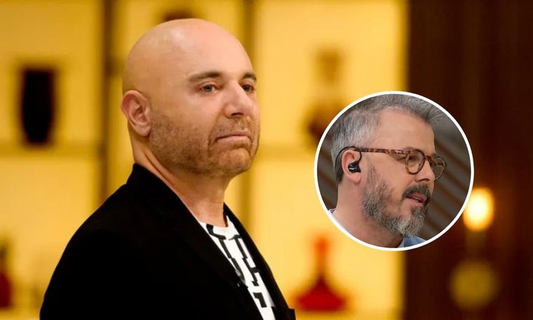 Germán Martitegui se enojó fuerte con Donato de Santis durante una grabación de Masterrchef Hoy se conocieron los motivos