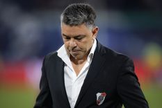 La última imagen de Marcelo Gallardo dirigiendo a River. El jueves será su despedida en el Monumental.&nbsp;