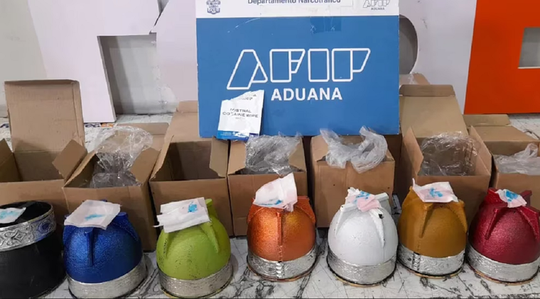 Los mates sospechosos Foto: AFIP