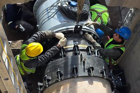 Aguas Mendocinas instalará un nuevo caudalímetro. Aguas Mendocinas instalará un nuevo caudalímetro.