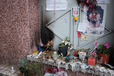 En La Paternal, la quemadura de una de las velas dejó una imagen particular. Foto: Martin Mazur