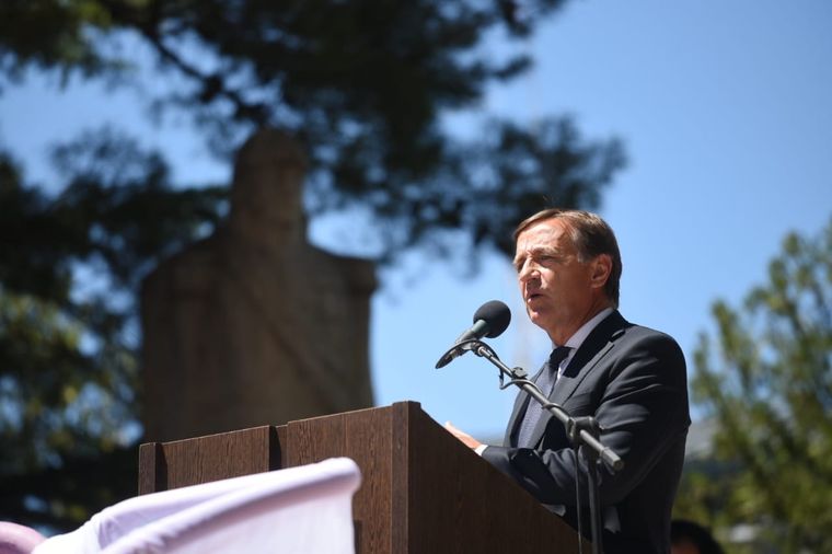 Fuerte embestida del gobernador contra el PJ en Malargüe. Foto: Prensa Gobernación