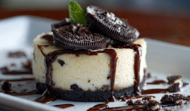 Cheesecake de Oreo fácil y casero Cheesecake de Oreo fácil y casero