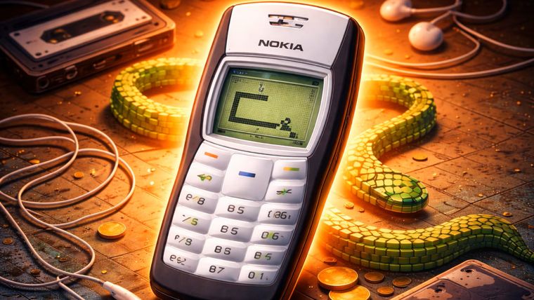 El legendario Nokia 1100, un icono de la historia móvil que batió récords de ventas globales.