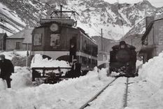 El Ferrocarril Trasandino se inauguró en 1910 Foto: Gentileza El Ferrocarril Trasandino se inauguró en 1910 Foto: Gentileza