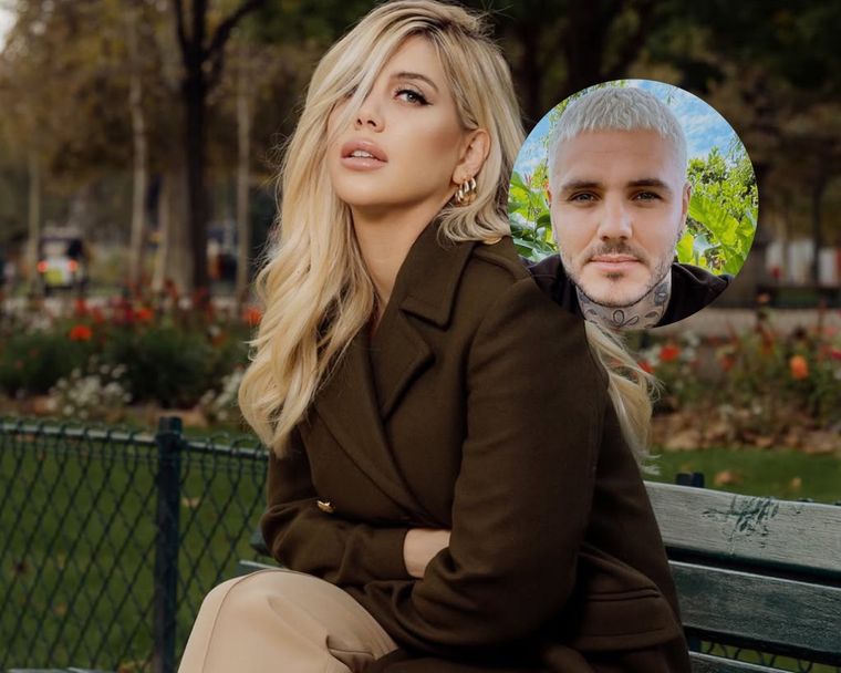 Wanda Nara y Mauro Icardi en un nuevo momento de máxima confrontación. Foto: Instagram @wanda_nara @mauroicardi.