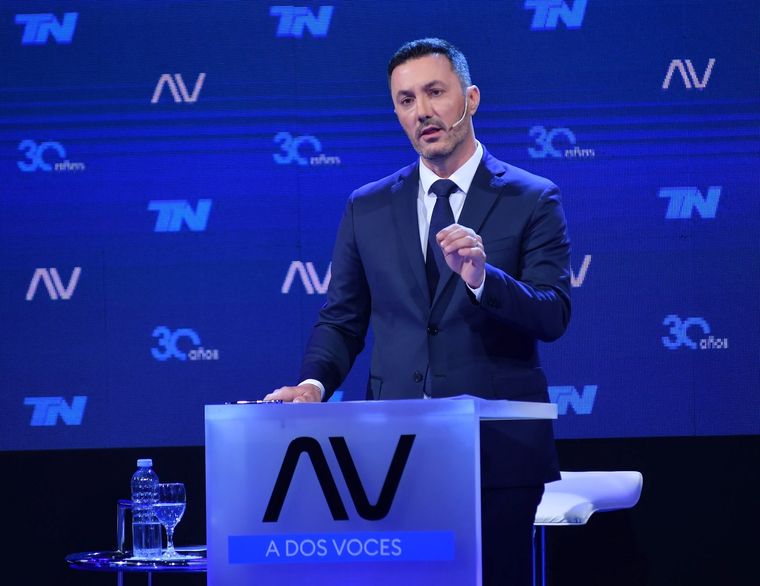 El mendocino Luis Petri en el debate de vicepresidentes Foto: Noticias Argentinas