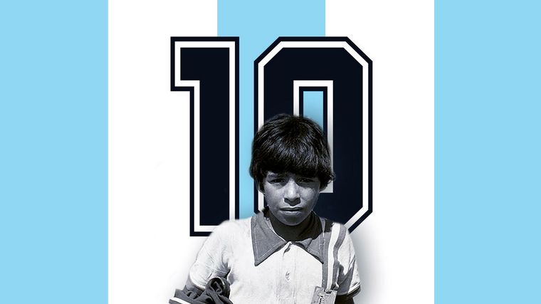 Diego Maradona, según el diseñador mendocino Matías Badino.