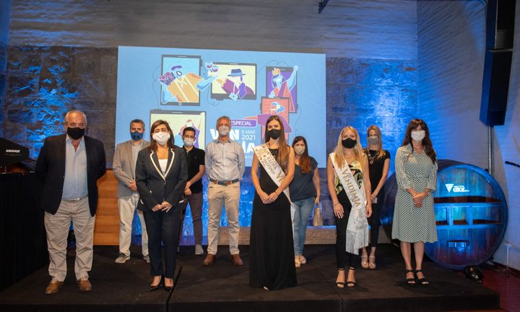 La presentación del film.