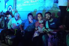 La familia de Jonathan llegó desde Las Heras La familia de Jonathan llegó desde Las Heras