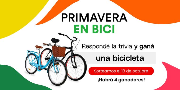 MDZ sortea 4 bicicletas esta primavera Foto: MDZ