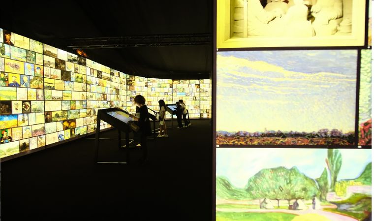 La muestra de Van Gogh estará disponible hasta fines de julio. Foto: Gentileza prensa