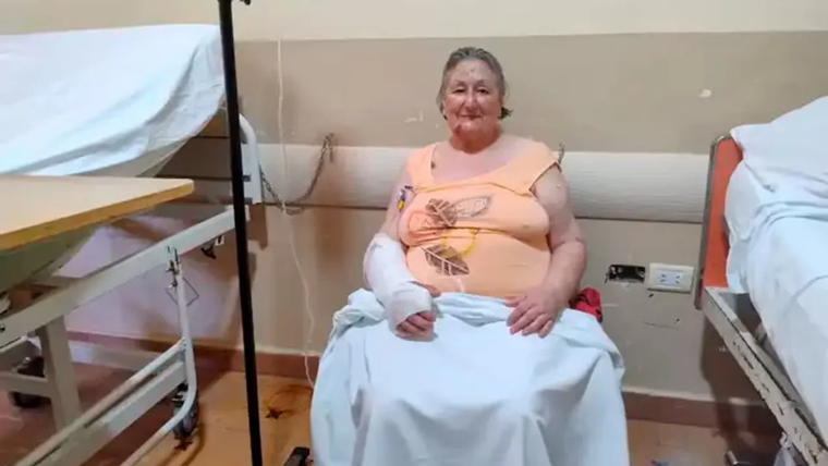 María Josefa Bonazza, la mujer que sobrevivió al derrumbe de Villa Gesell Foto: NA