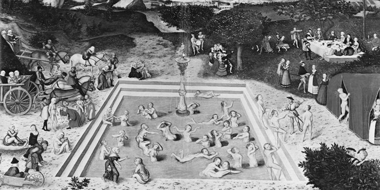 Cranach: La fuente de la eterna juventid (1.546).