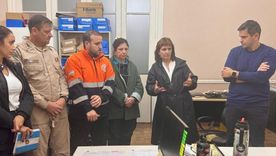 Bullrich en Zárate: “Estamos en el territorio, asistiendo a los municipios”. Foto: X.
