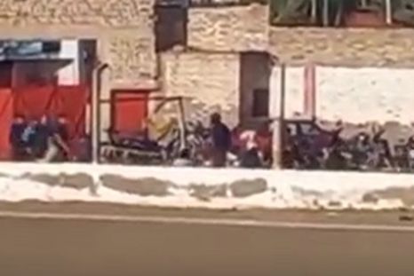 El sospechoso escapó frente a la policía Foto: Gentileza Fútbol y Pasión