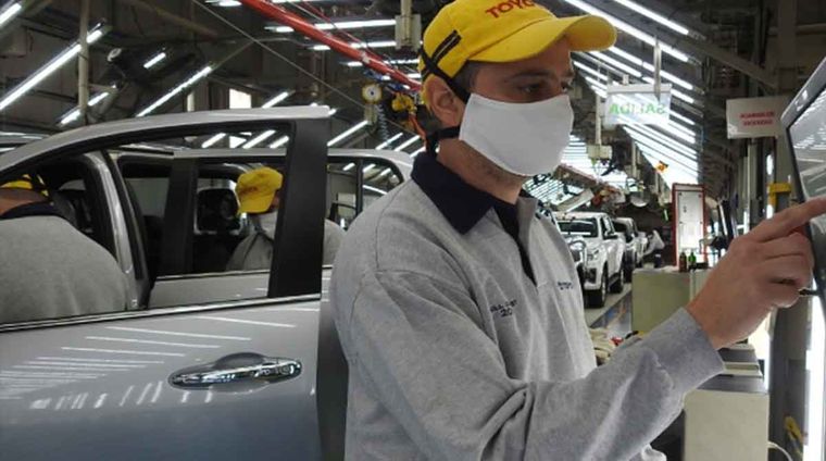 La producción repunta Foto: toyota.com.ar
