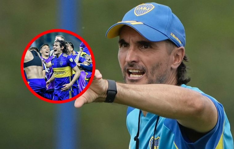 El técnico xeneize podría sufrir la baja de uno de sus jugadores. Foto: Agencia NA