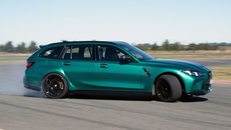 BMW M3 Competition Touring y el nuevo M5 desafiaron los límites en San Nicolás