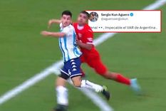 El Kun Agüero explotó contra el árbitro del Independiente-Racing El Kun Agüero explotó contra el árbitro del Independiente-Racing