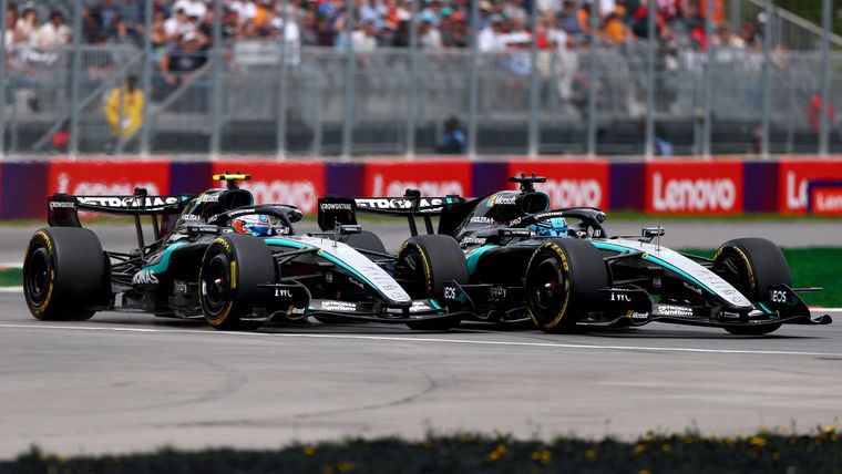 Antonelli cuestionó a Russell y crece la tensión en Mercedes. Antonelli cuestionó a Russell y crece la tensión en Mercedes.