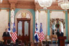 La visita del secretario de Defensa estadounidense a República Dominicana coincide con un despliegue naval creciente de su país en aguas del Caribe. Foto: EFE La visita del secretario de Defensa estadounidense a República Dominicana coincide con un despliegue naval creciente de su país en aguas del Caribe. Foto: EFE
