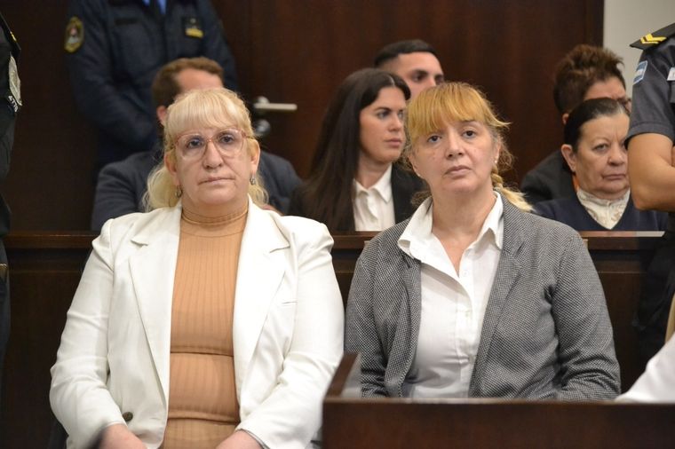 Las acusadas. Mónica Castro y Elizabeth Ventura Foto: Ministerio Público Fiscal