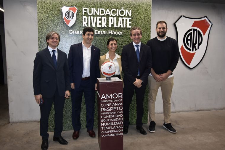 La iniciativa de la Fundación River Plate cuenta con el apoyo de UNICEF y CAF.