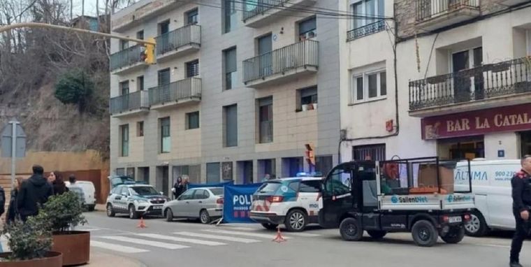 El edificio en donde ocurrió la tragedia Foto: Gentileza