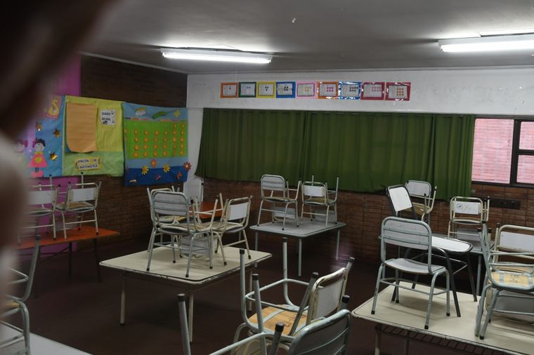 Las escuelas vacías, una postal que preocupa. Foto: Alfredo Ponce/ MDZ
