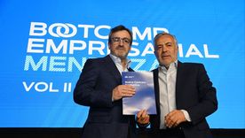 Martín Rappallini, presidente de la Unión Industrial Argentina (UIA) y accionista de San Jorge, junto al gobernador Alfredo Cornejo. Martín Rappallini, presidente de la Unión Industrial Argentina (UIA) y accionista de San Jorge, junto al gobernador Alfredo Cornejo.