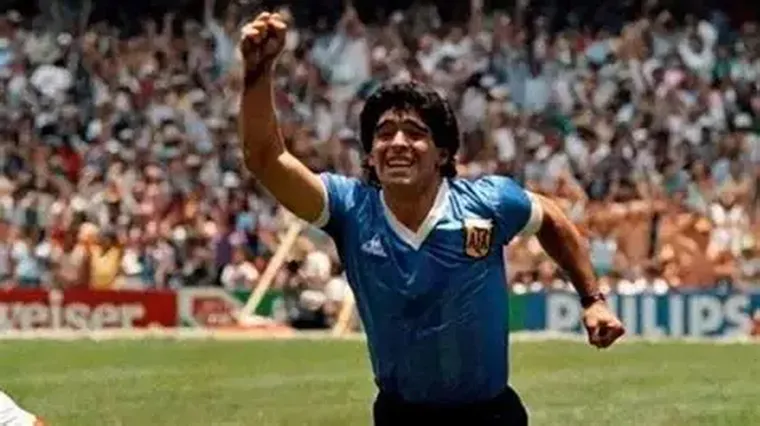 Diego Maradona, en el Mundial 86