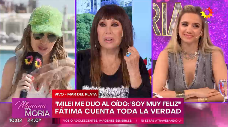 Fátima Flórez habló sobre el show con Javier Milei. Fátima Flórez habló sobre el show con Javier Milei.