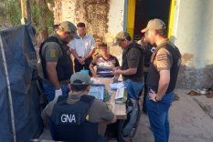 El allanamiento en La Paz, donde secuestraron drogas y dinero.&nbsp;