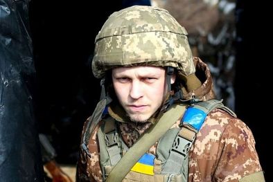 MDZol | Un soldado ucraniano desplegado en la frontera. Foto: AFP