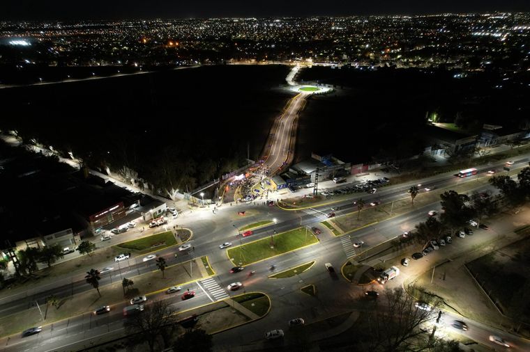 La nueva obra que une Guaymallén y Las Heras promete agilizar el tránsito. La nueva obra que une Guaymallén y Las Heras promete agilizar el tránsito.