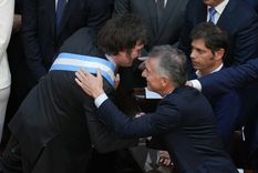 El presidente Javier Milei junto a Mauricio Macri Foto: Noticias Argentinas
