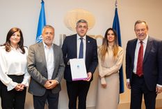 Cornejo y Testa se reunieron con representantes de la OMT para postular a Mendoza en un importante evento turístico mundial Foto: Gobierno de Mendoza