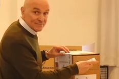 José Luis Espert, tras votar en las elecciones legislativas 2025.