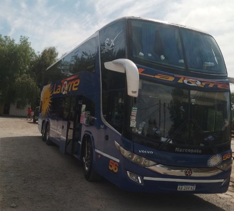 El colectivo blanco del golpe comando esta mañana en Chile.&nbsp;