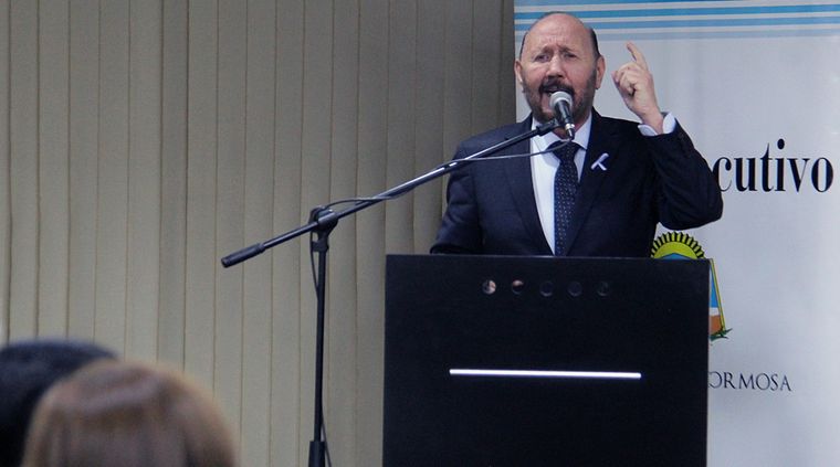 Gildo Insfrán se sumó a la campaña del miedo del oficialismo Foto: TELAM