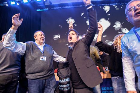 Axel Kicillof junto a Héctor Daer en Córdoba. Axel Kicillof junto a Héctor Daer en Córdoba.
