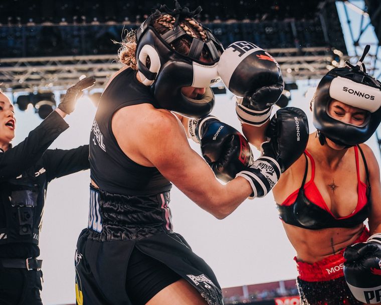 Una de las peleas de la tarde fue la de Vigna y Viciconte, reviviendo viejas rivalidades. Una de las peleas de la tarde fue la de Vigna y Viciconte, reviviendo viejas rivalidades.