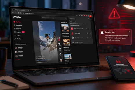 Extensiones para descargar videos de TikTok ocultaban funciones de rastreo y robo de datos en navegadores. Extensiones para descargar videos de TikTok ocultaban funciones de rastreo y robo de datos en navegadores.